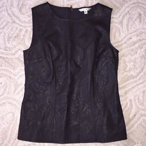Cabi size 4 leather top